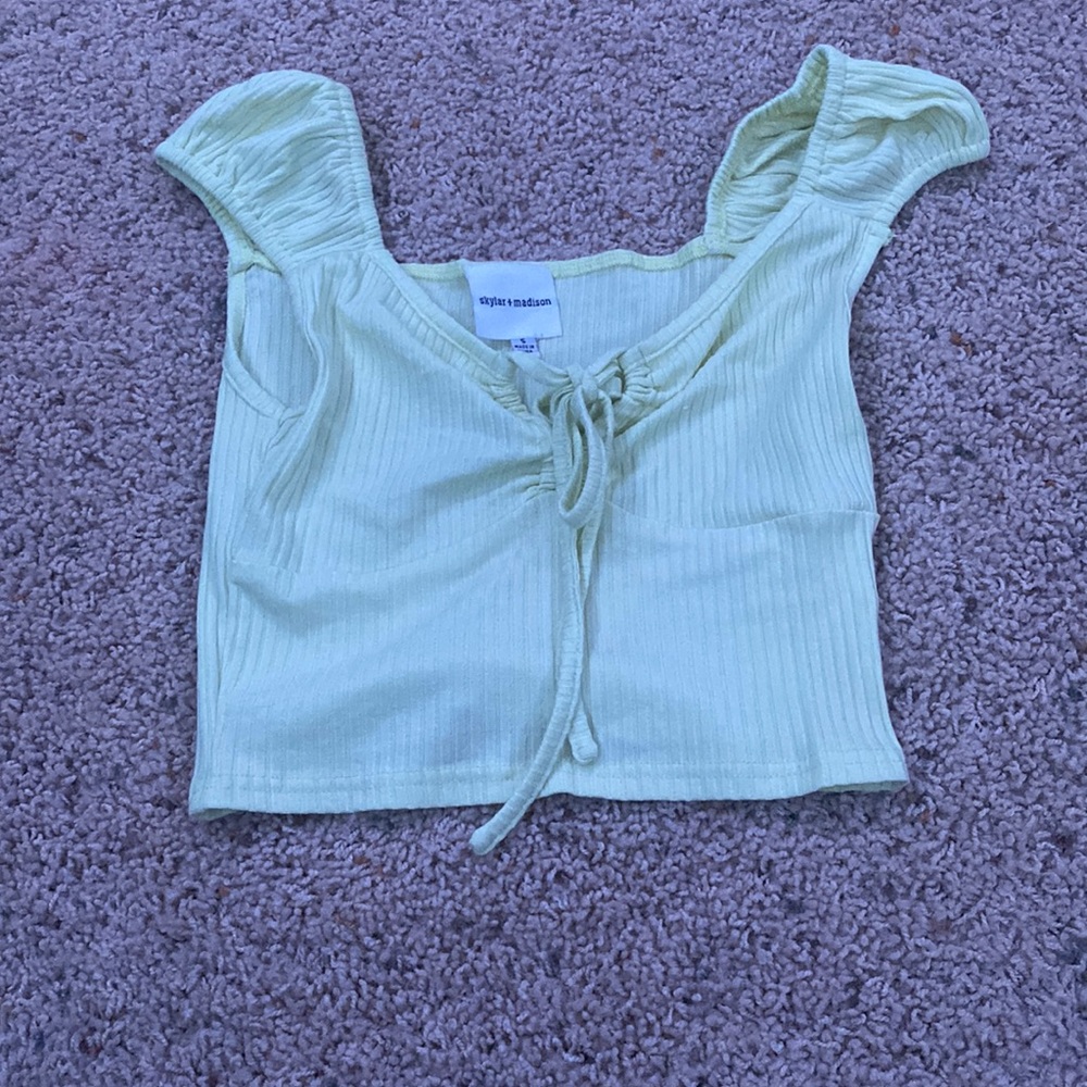skylar+madison size S crop top